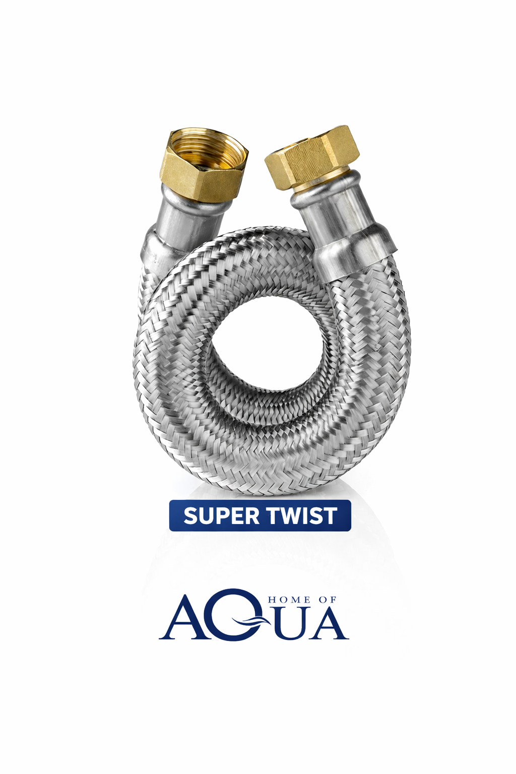SUPER TWIST FF-1212 Flexibler Anschlussschlauch (Panzerschlauch) – 1/2" × 1/2" (DN13)